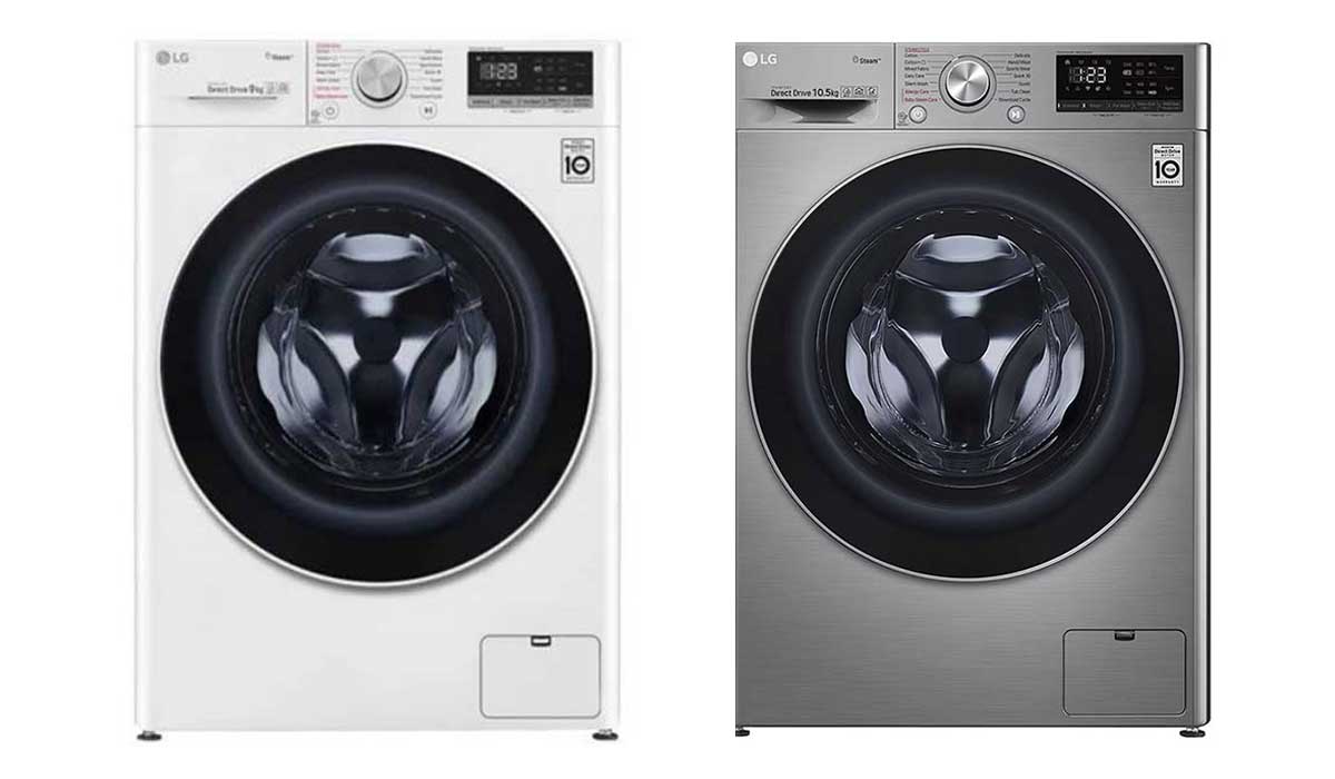 ماشین لباسشویی ال جی 10.5 کیلویی مدل V5