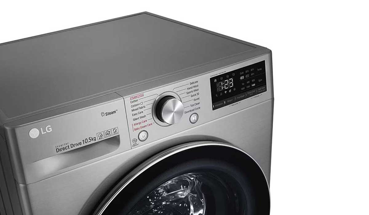 ماشین لباسشویی ال جی 10.5 کیلویی مدل V5